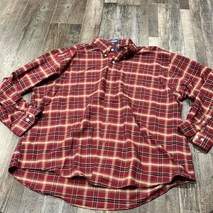 Towncraft long sleeve button up shirt with front pocket